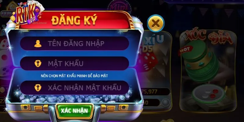 Các bước hướng dẫn thao tác đăng ký Rikvip chi tiết