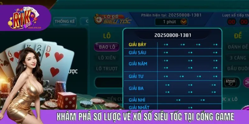 Khám phá sơ lược về xổ số siêu tốc tại cổng game