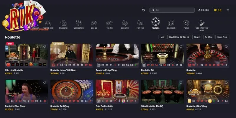 Sơ lược về roulette Rikvip