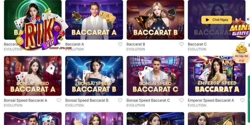 Tin tức khái quát chung về Baccarat Rikvip 